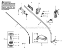 Page C Diagram and Parts List for LT17  Weed Eater Trimmer